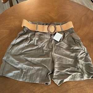 Olive green shorts